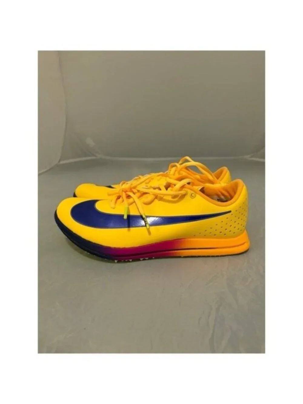 Nike Triple Jump Elite 3 track and field jumping shoes sz 10.5 HV6425 800 yellow